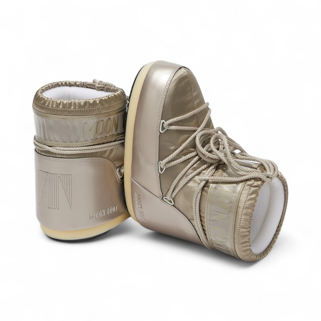 Icon Low Glance Satin Boots