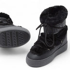 LTRACK LOW FAUX-FUR BOOTS