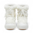 LTRACK LOW FAUX-FUR BOOTS